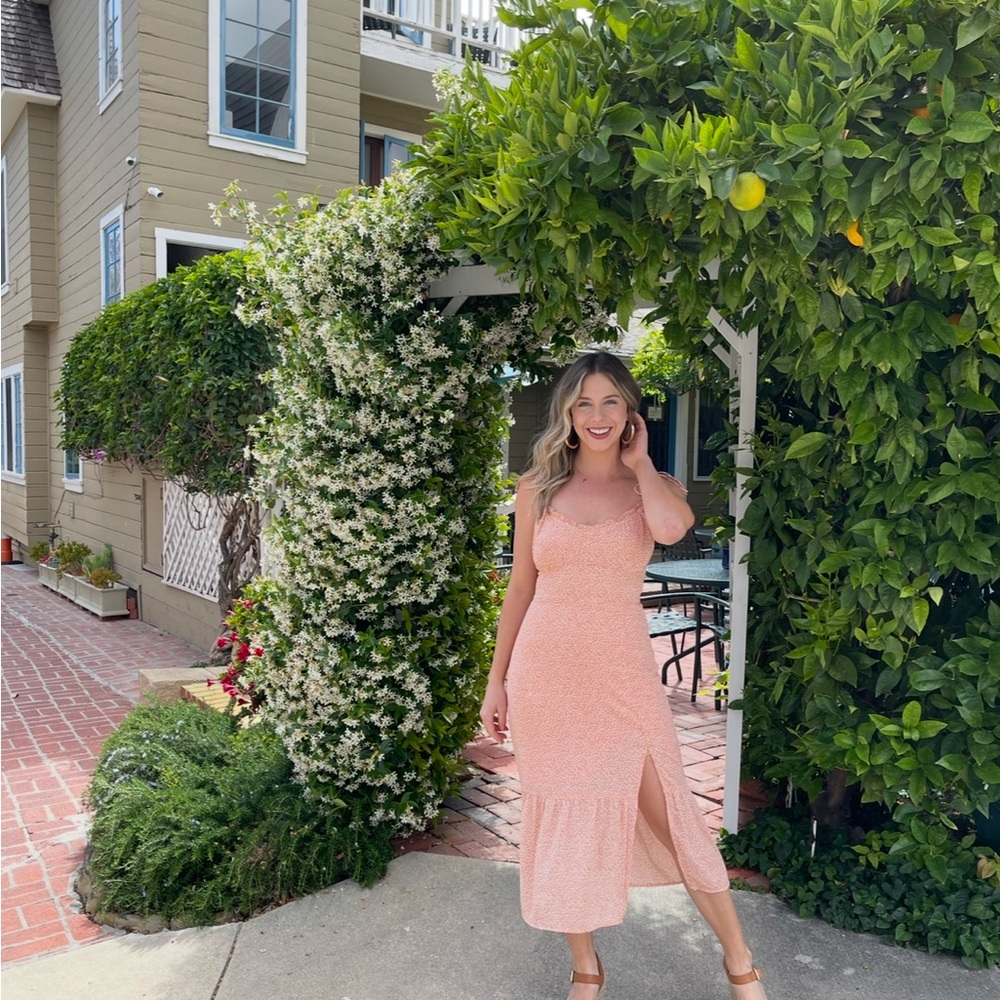 Abercrombie and Fitch Coral Sundress